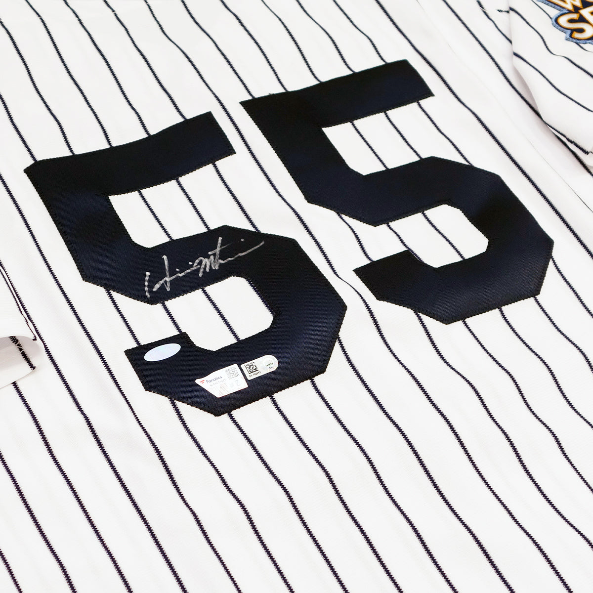 松井秀喜 直筆サイン入りヤンキースホームユニフォーム
