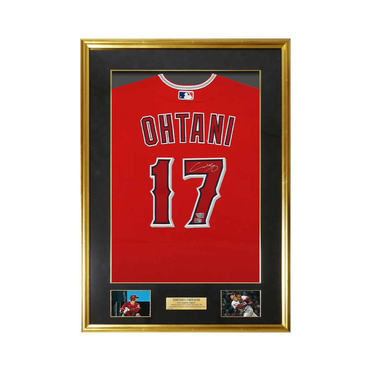 大谷翔平 直筆サイン入りエンゼルス オルタネイト ユニフォーム特製フレーム (オーセンティック)