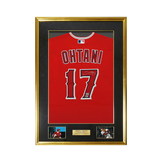 大谷翔平 直筆サイン入りエンゼルス オルタネイト ユニフォーム特製フレーム (オーセンティック)