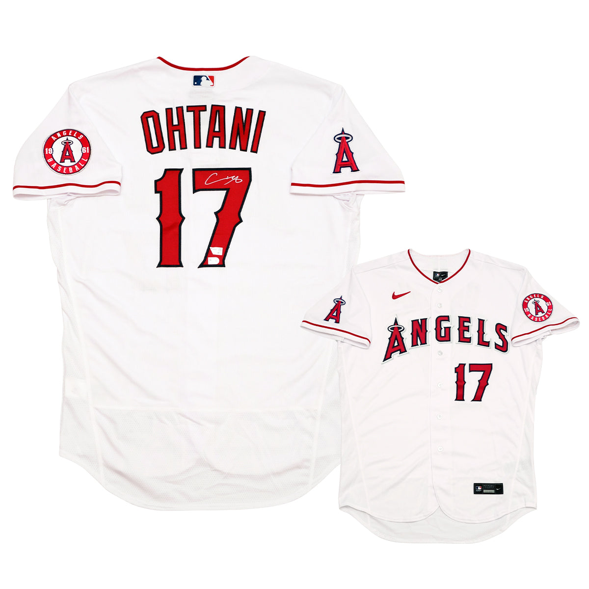 大谷翔平 直筆サイン入りエンゼルス ホーム ユニフォーム特製フレーム (オーセンティック)