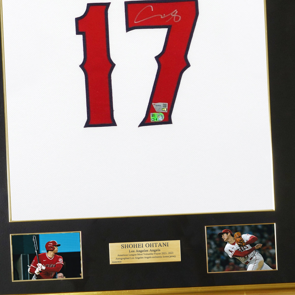 大谷翔平 直筆サイン入りエンゼルス ホーム ユニフォーム特製フレーム (オーセンティック)